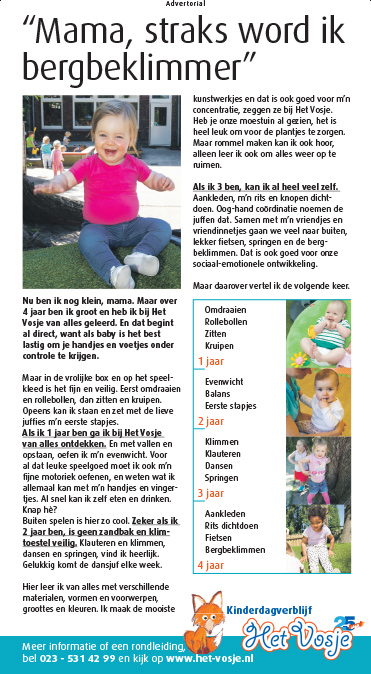 Het Vosje in het Haarlems weekblad